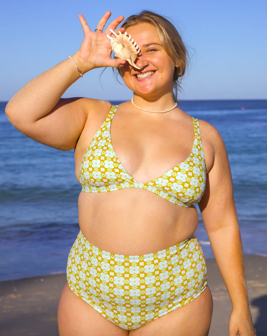 Frankie Bikini Top - Beach Blossom - Image 8