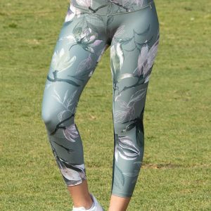 7/8 Length Printed High Waisted leggings