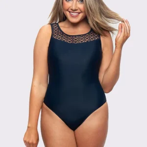 Chlorine Resistant Swimsuit - Lace Yoke